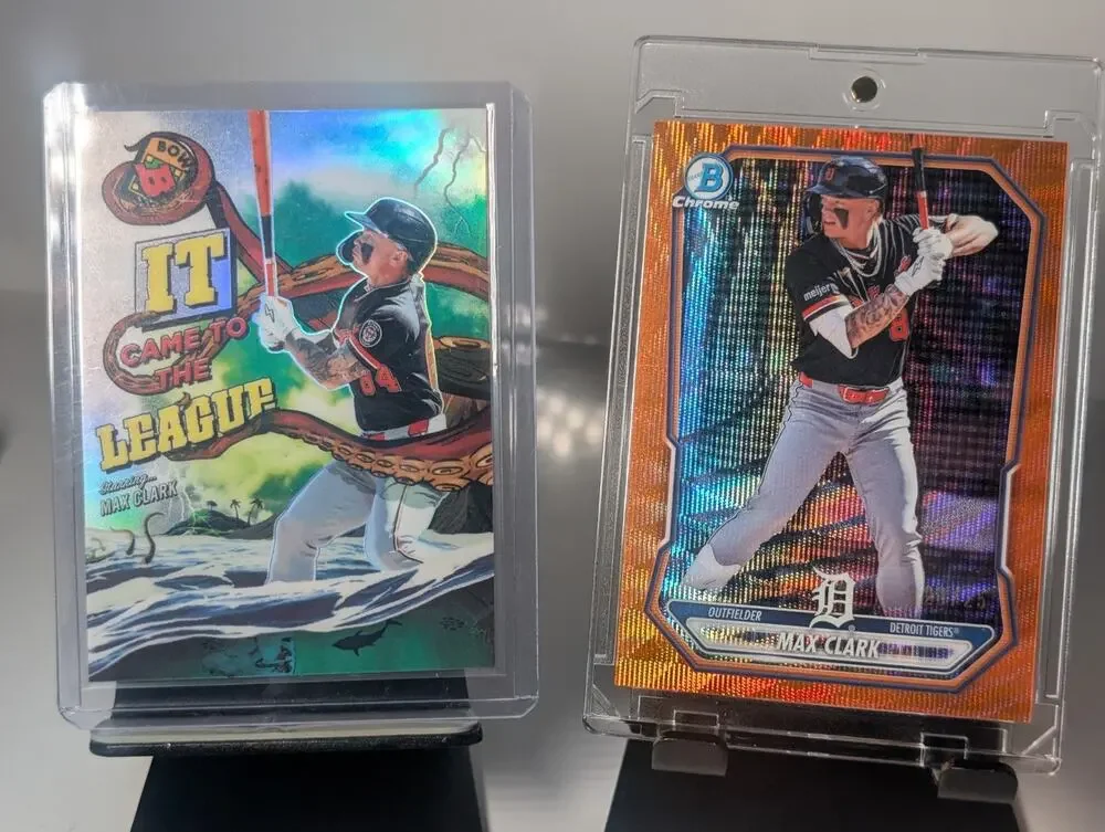 2026 Bowman Chrome Max Clark Orange Refractor /25 BCP-236 IT-20 Tigers Lot
